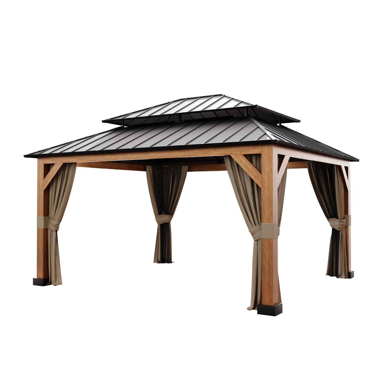 A04 12'x14 Wood Gazebo Accessories