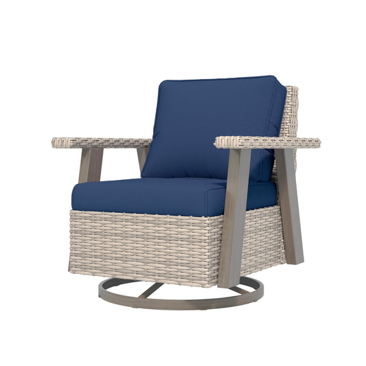 MeetLeisure M48 Patio Swivel Rocker Chair